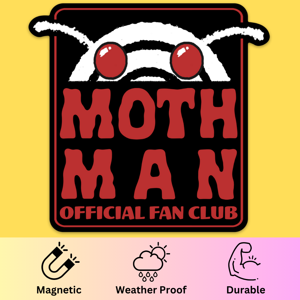 Mothman Fan Club' Bumper Magnet