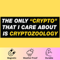 Cryptozoology' Bumper Magnet