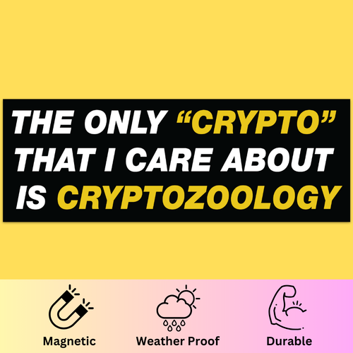 Cryptozoology' Bumper Magnet
