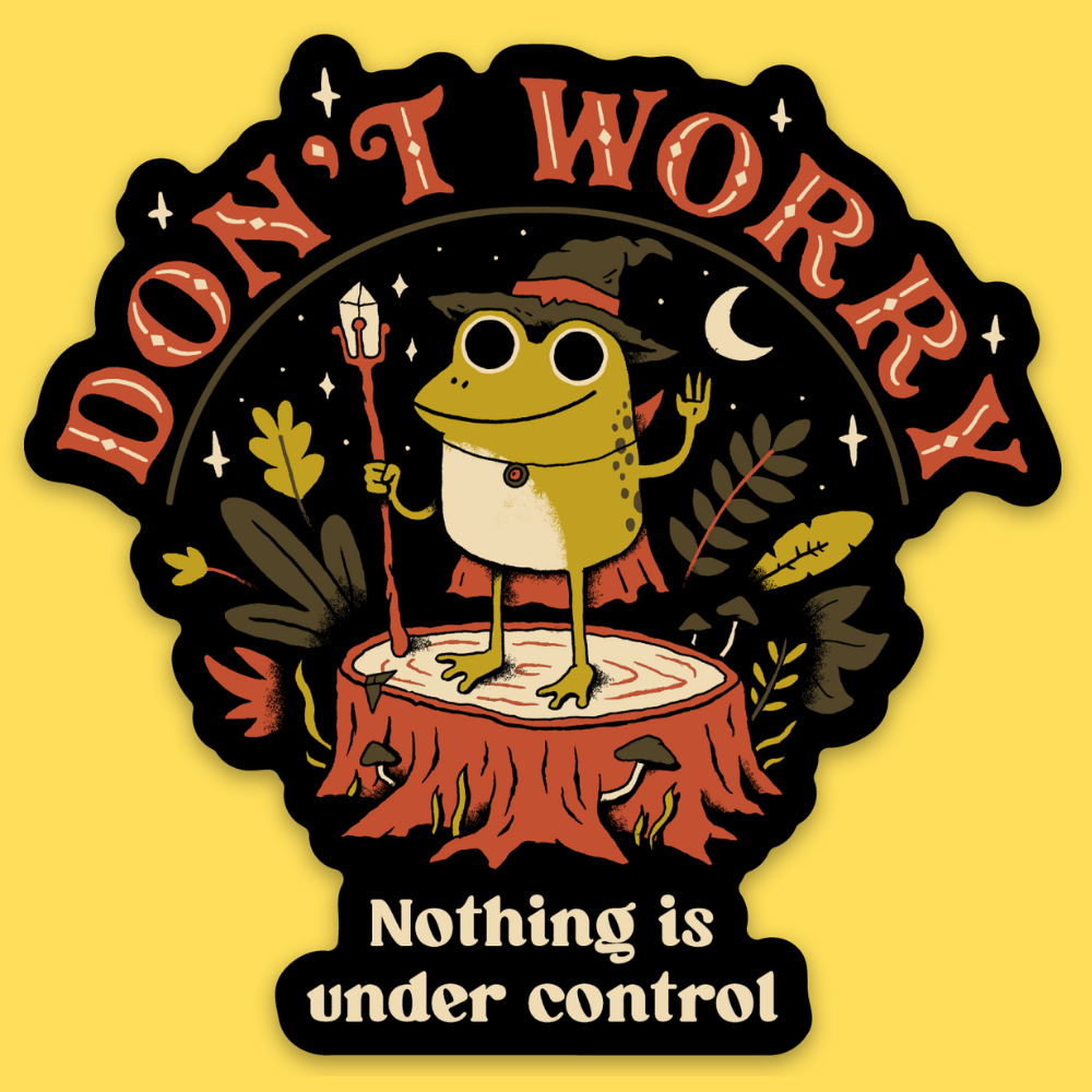 Don't Worry' Sticker