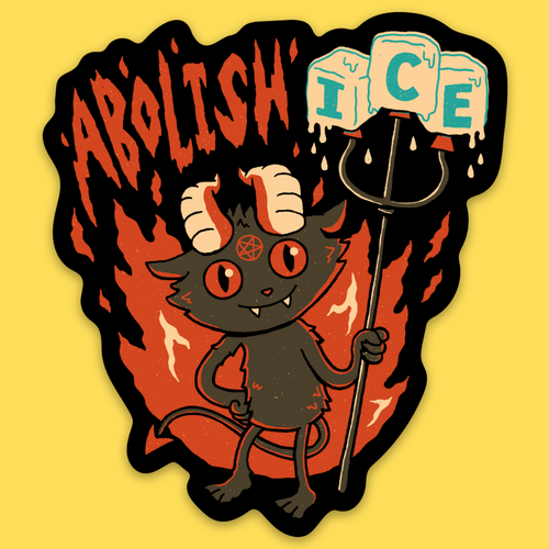 Abolish ICE' Sticker