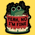 Yeah, No' Sticker