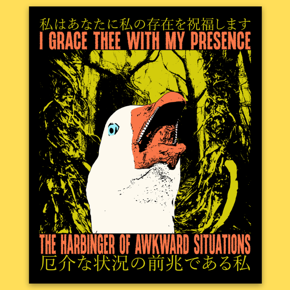 Harbinger of Awkward Situations' Sticker