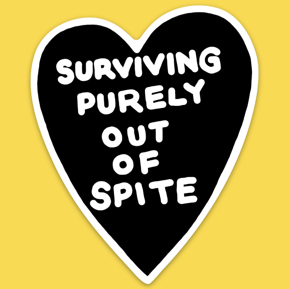 Purely Spite' Sticker