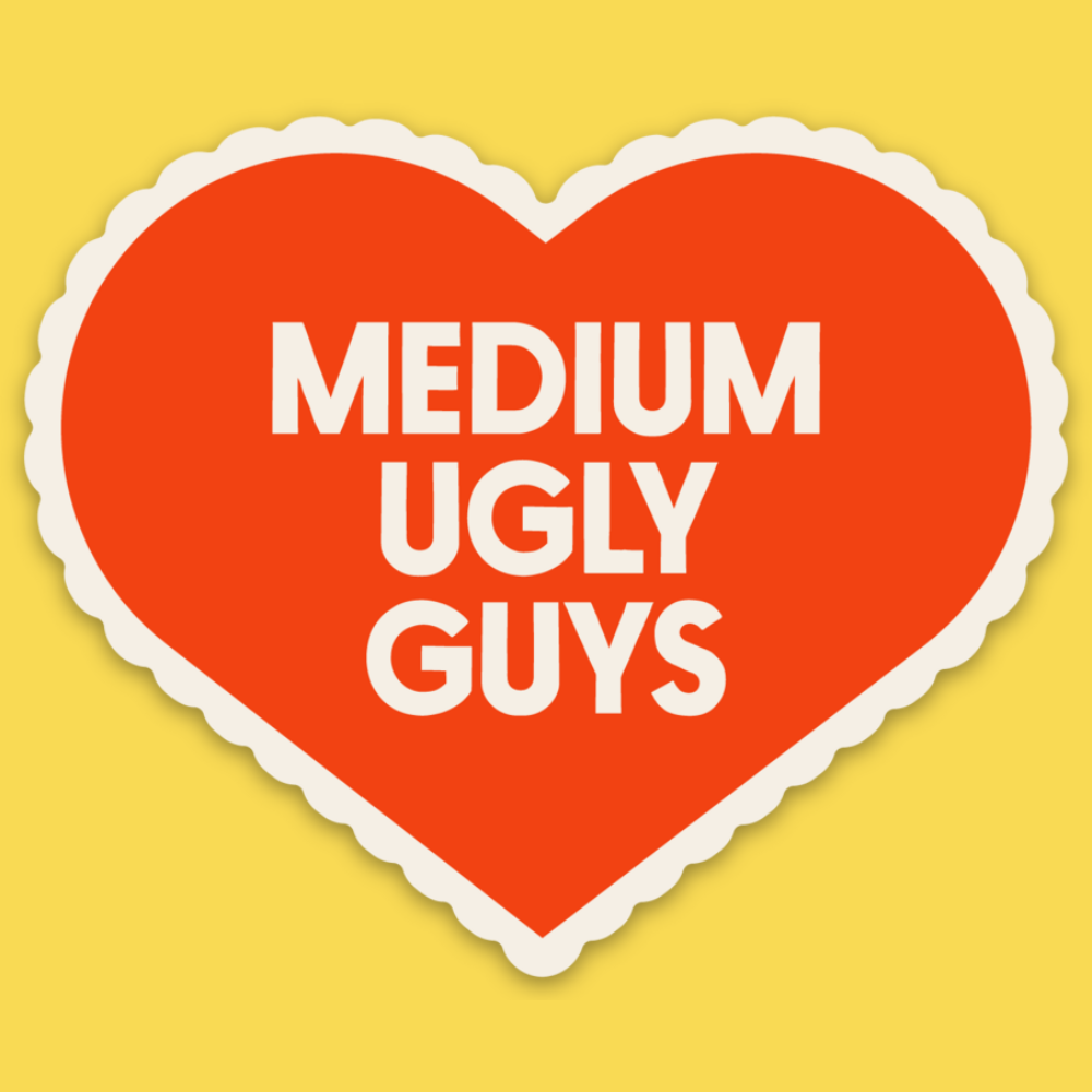 Medium Ugly Guys' Sticker