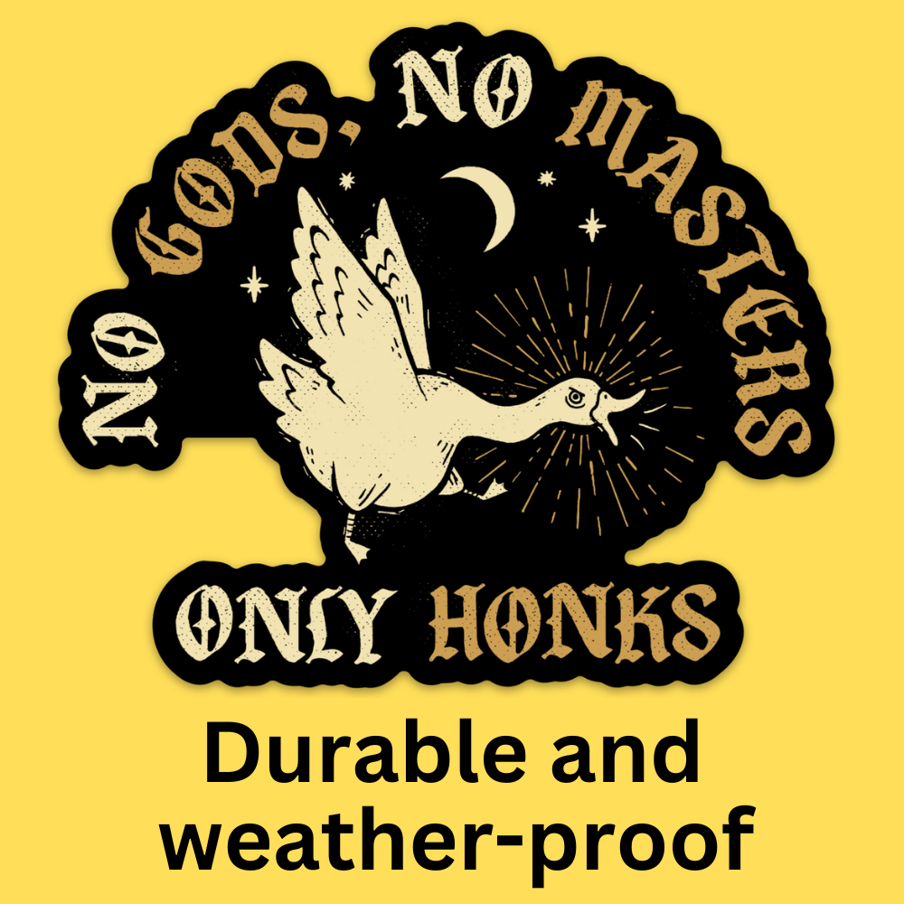 No Gods, No Masters' Bumper Sticker
