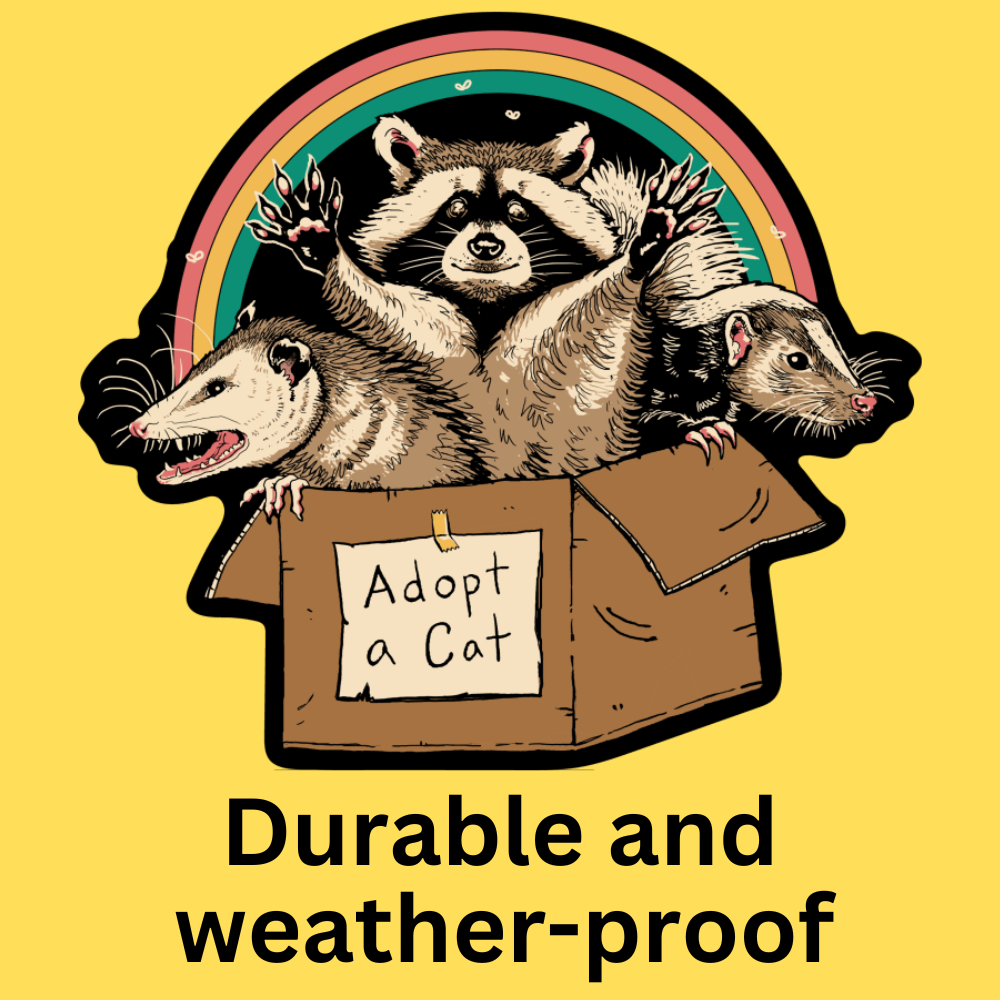 Forbidden Cats' Bumper Sticker