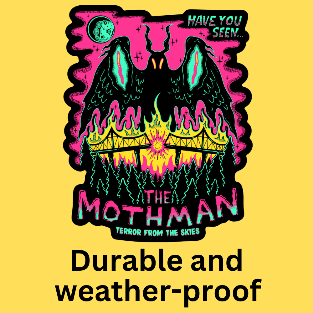 Mothman' Bumper Sticker