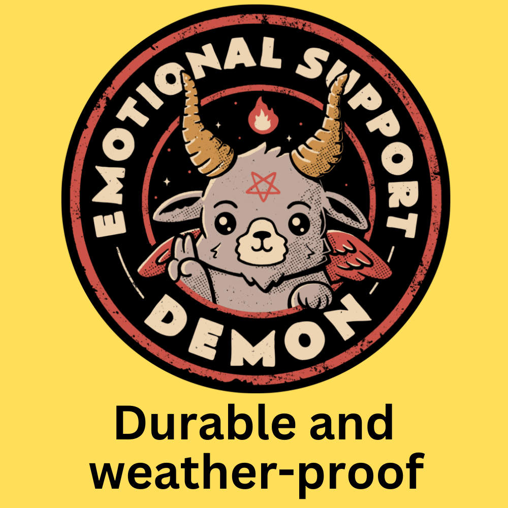 Emotional Support Demon' Bumper Sticker