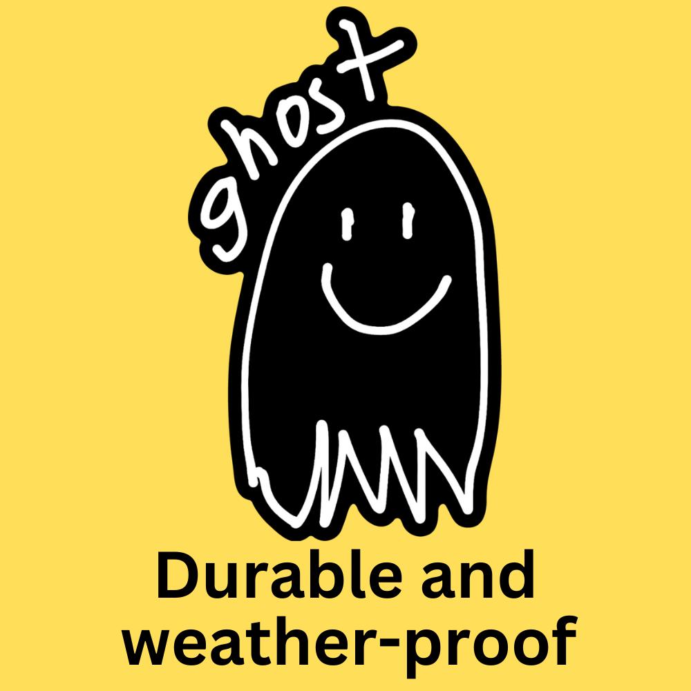 Ghost' Bumper Sticker