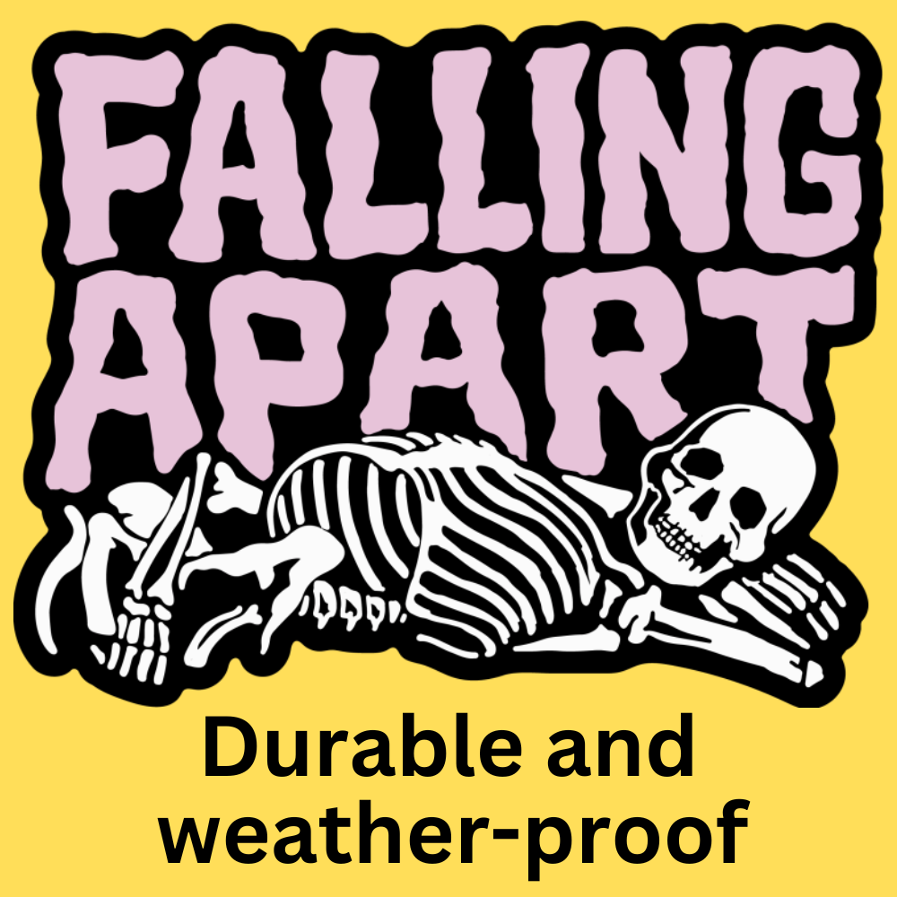 Falling Apart' Bumper Sticker