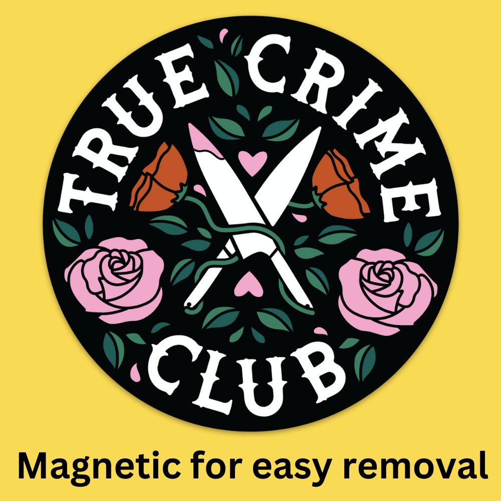 True Crime Club' Bumper Magnet