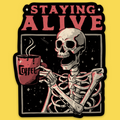 Staying Alive' Sticker