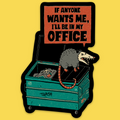 Work Is Trash' Sticker