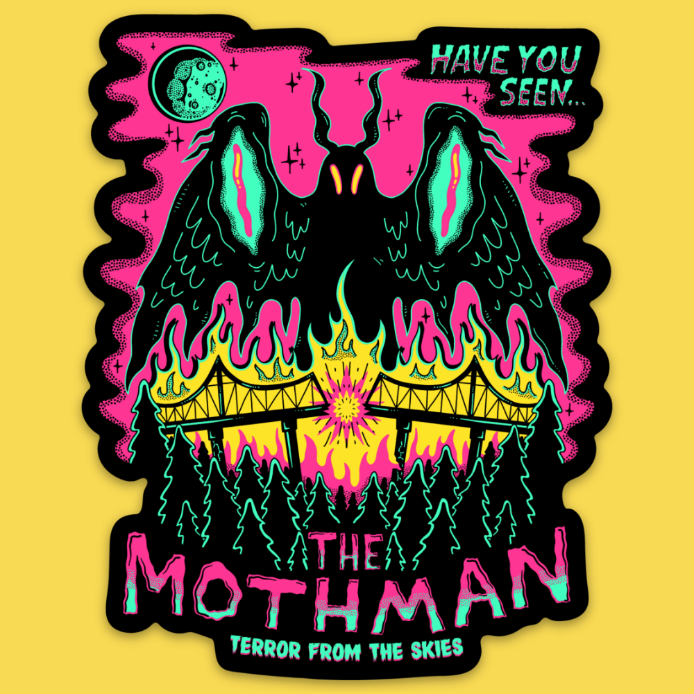 Mothman' Sticker