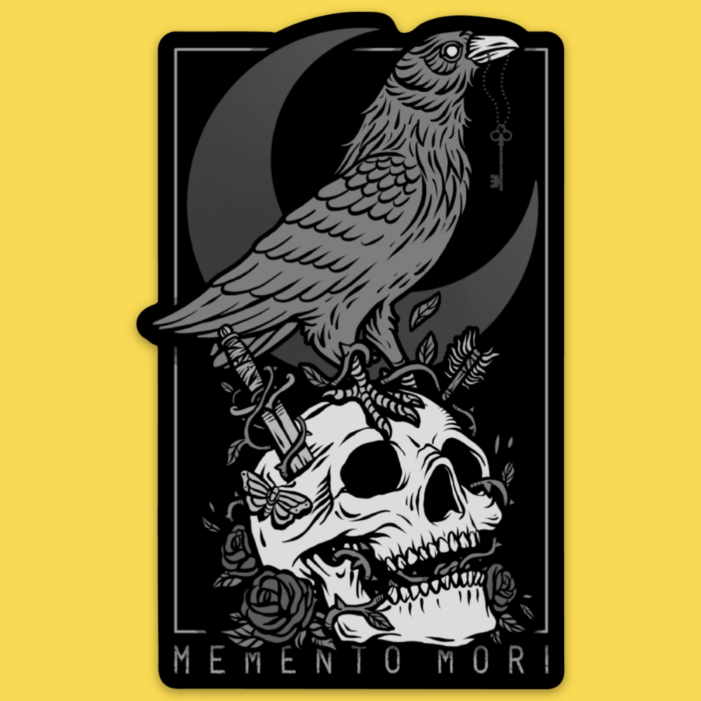 Memento Mori' Sticker