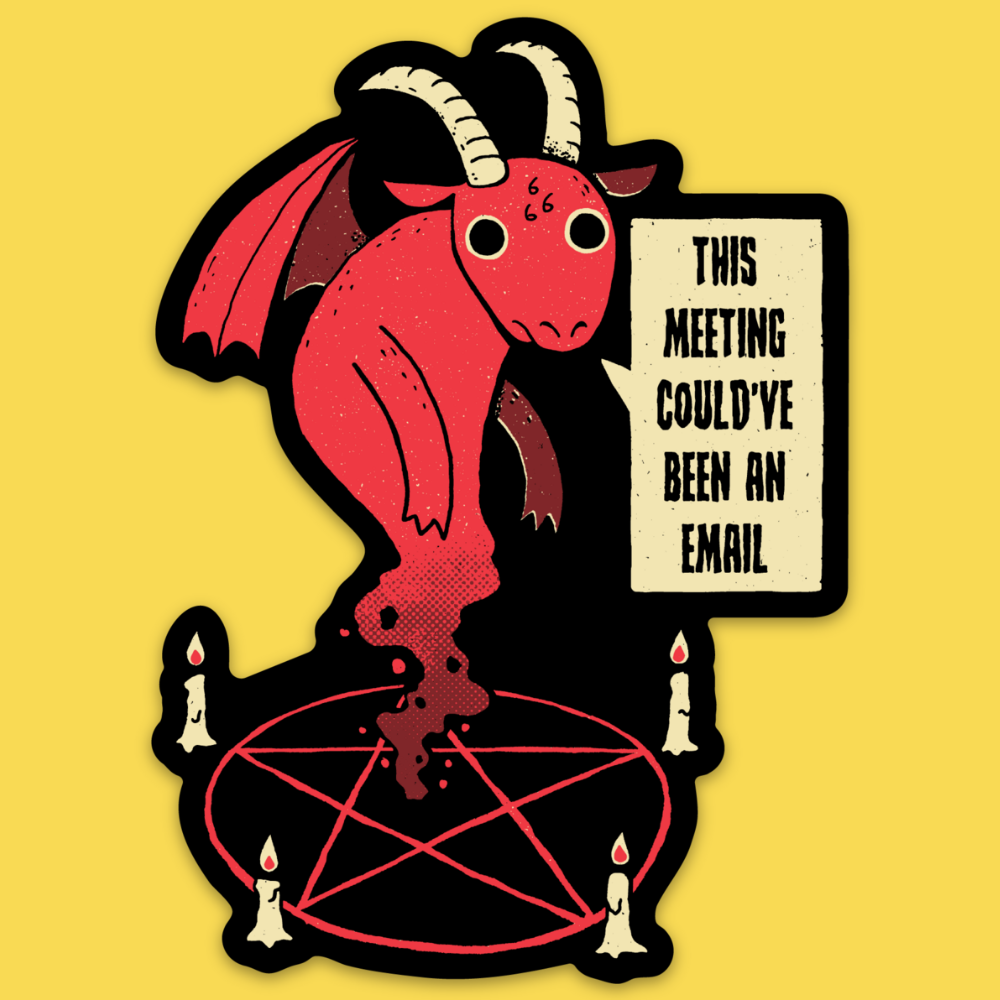 This Meeting' Sticker