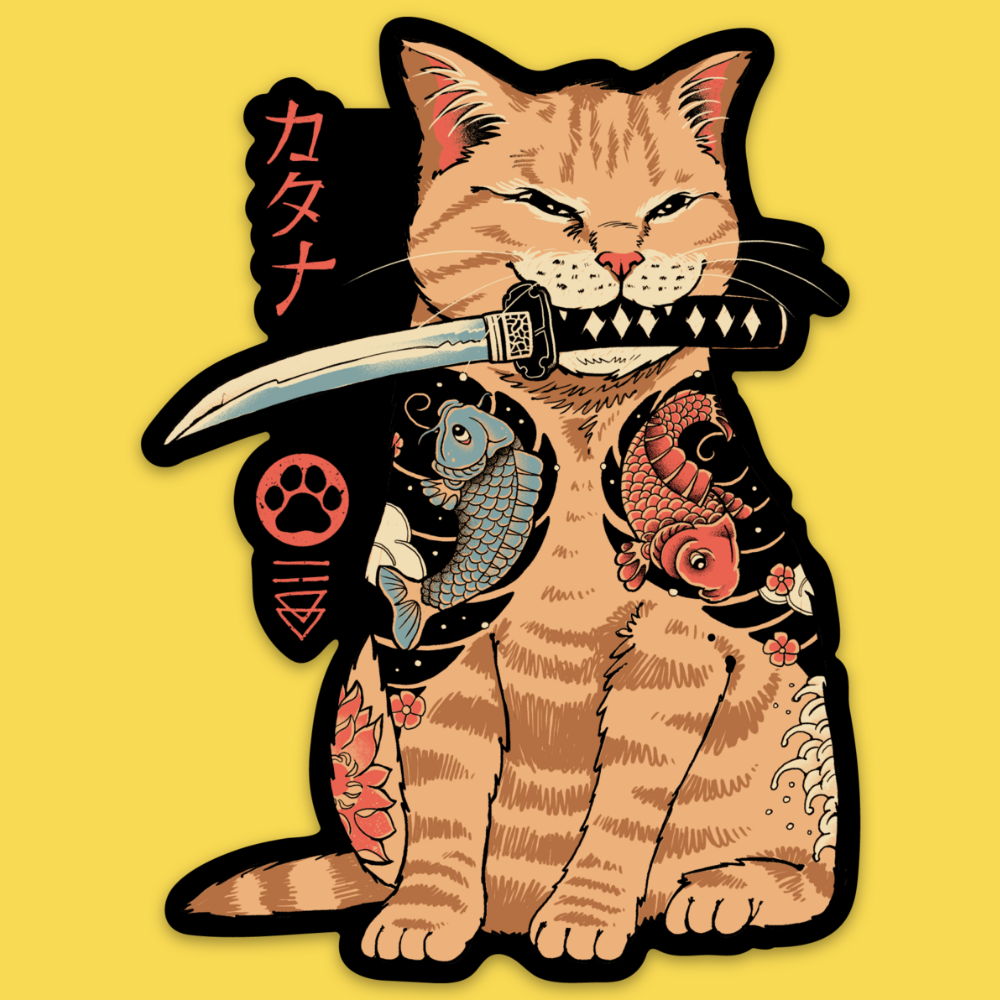 Catana' Sticker