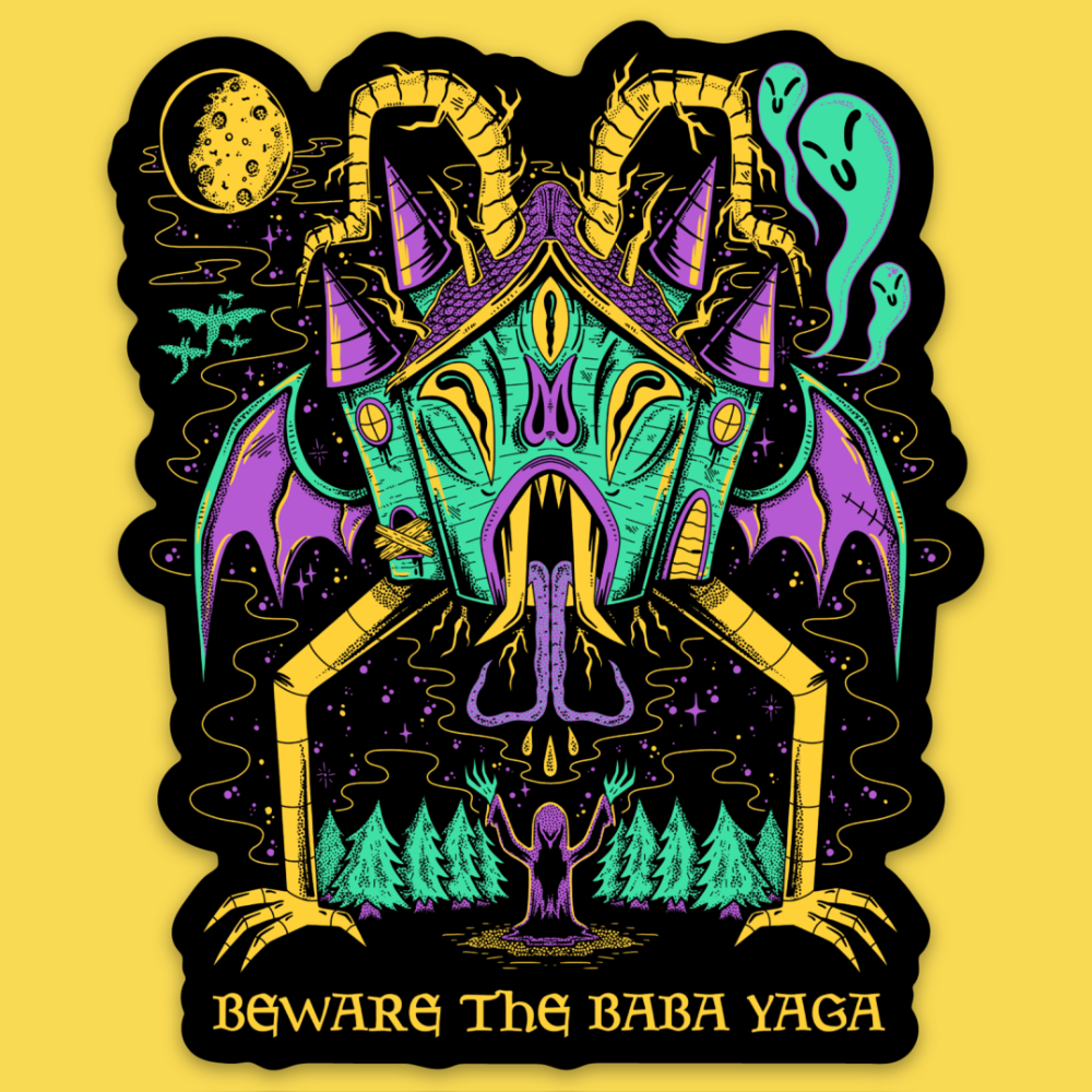 Baba Yaga' Sticker