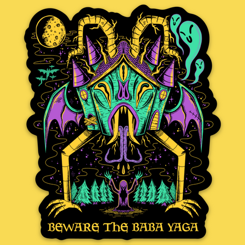 Baba Yaga' Sticker