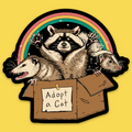 Forbidden Cats' Sticker