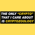 Cryptozoology' Bumper Sticker