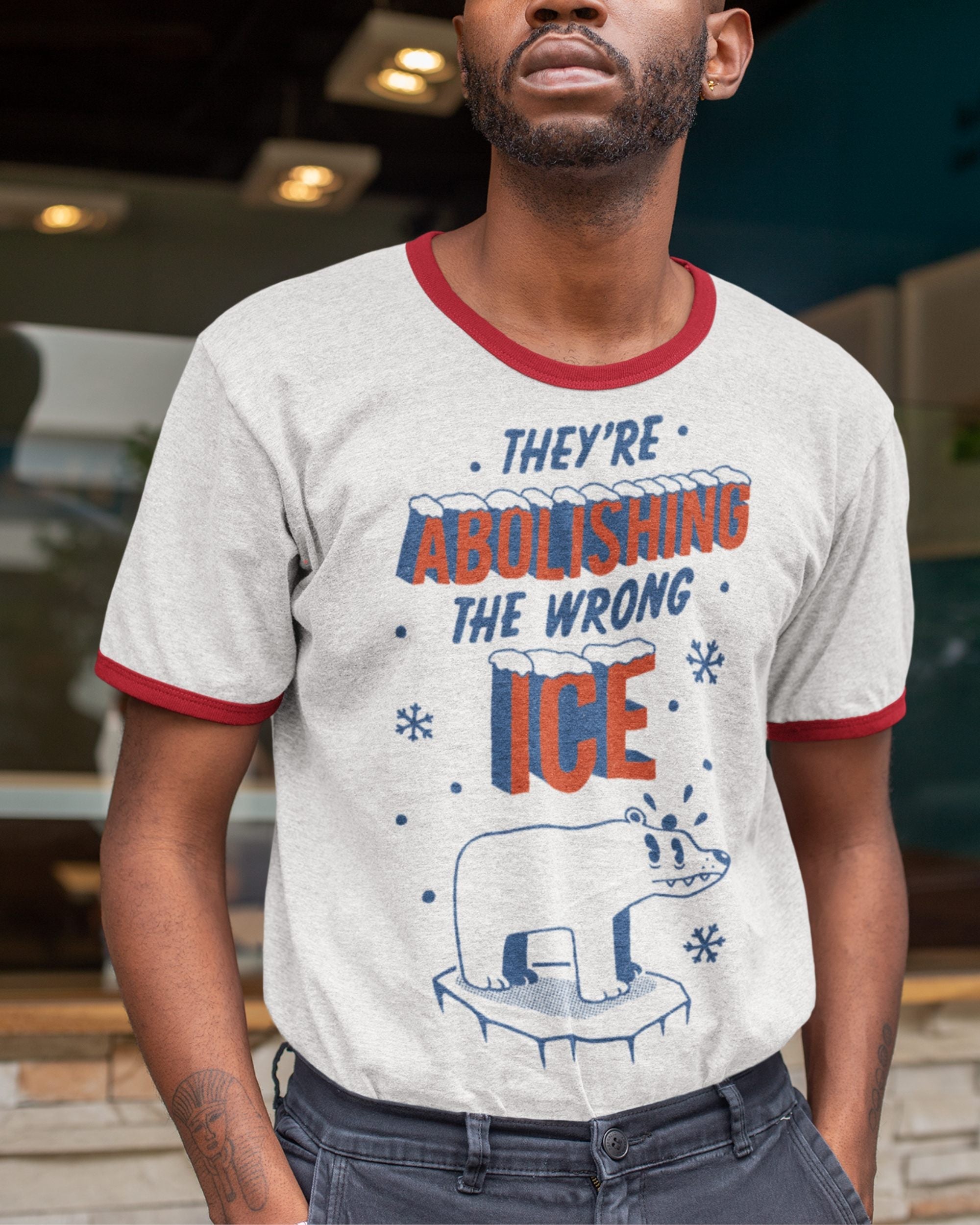 Wrong ICE' Ringer Shirt