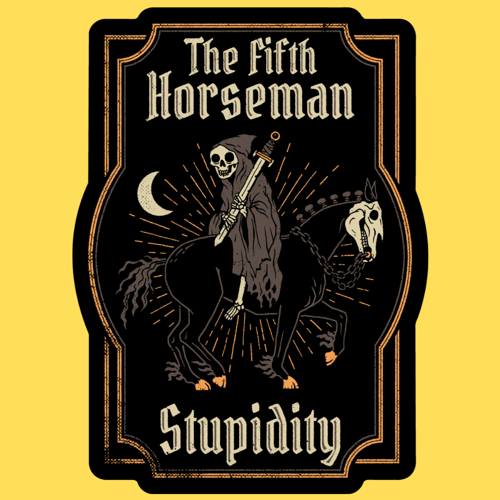 The Fifth Horseman' Sticker