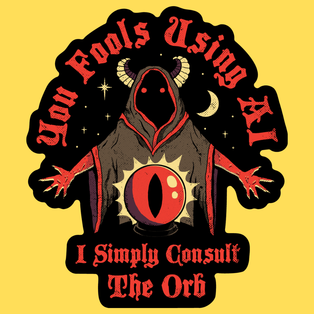 Consult The Orb' Sticker