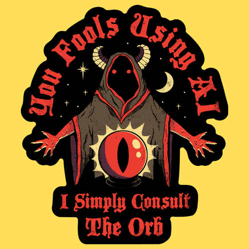 Consult The Orb' Sticker